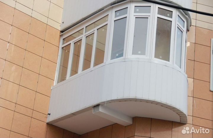 Остекление балконов и лоджий под ключ K4601