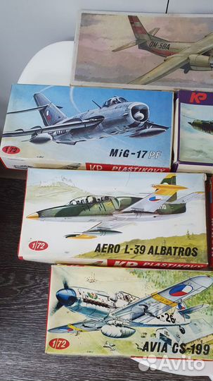 Сборные модели самолётов 13 шт 1: 72 и 1:100