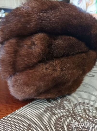 Шапка норковая женская 58 размер