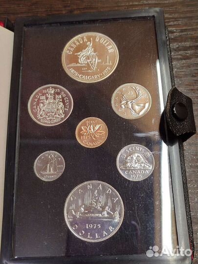 Канада Официальный годовой набор монет 1975 года