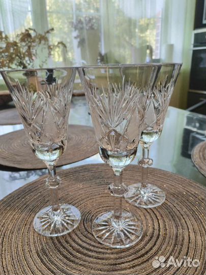 Фужеры хрустальные СССР