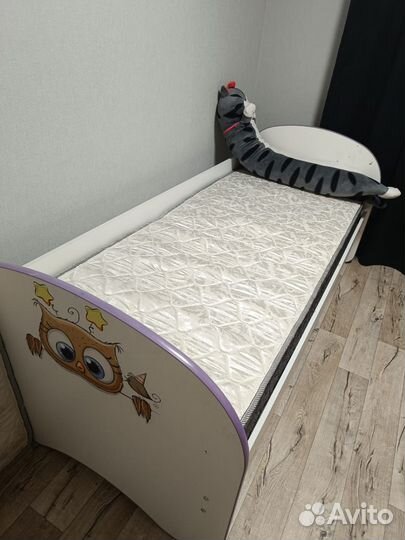 Детская кровать(190*80) +матрас