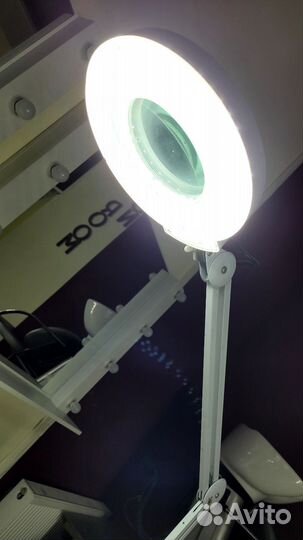 Лампа лупа напольная