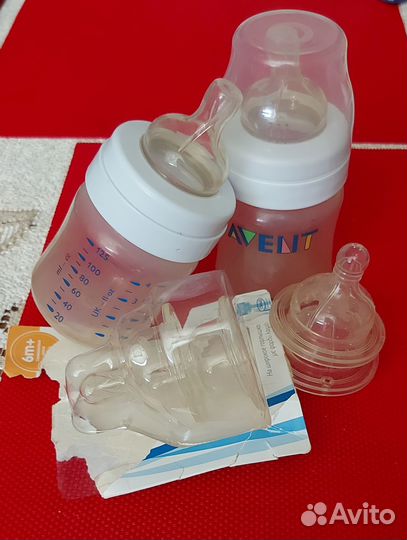 Бутылочки для кормления avent