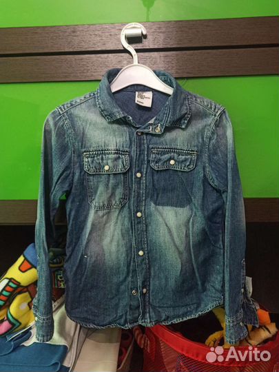 Рубашки 2шт на мальчика 122