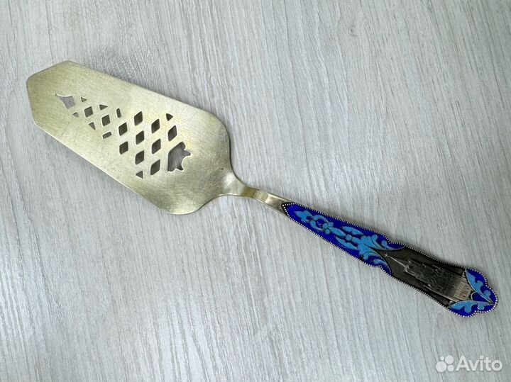 Лопатка для торта серебро/875