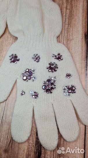 Перчатки зимние детские новые