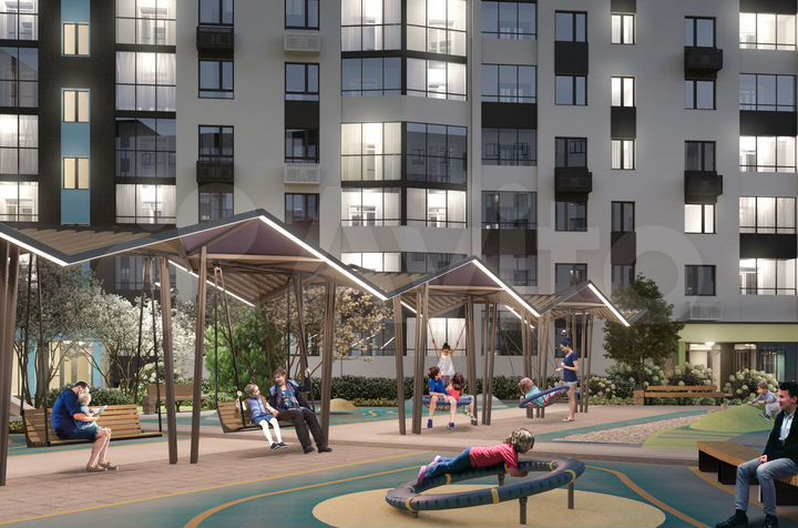 2-к. квартира, 64 м², 10/12 эт.