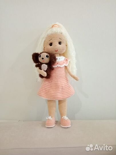 Кукла с чебурашкой