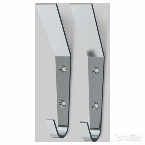 Крючок нерж.сталь16см.,2шт.(ikea)