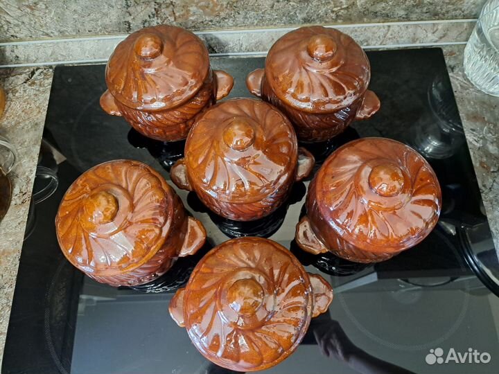 Горшок глинянный для запекания