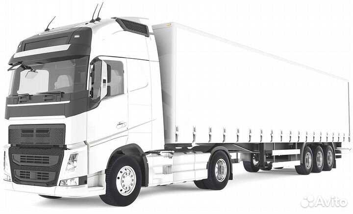 Тент на полуприцеп усиленный