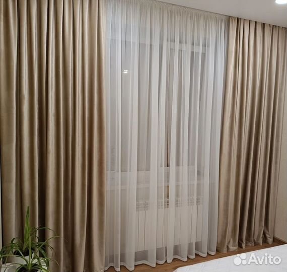 Пошив штор и тюля на дому