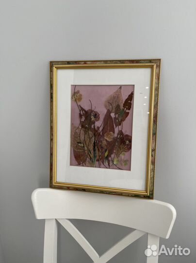 Картина «Гербарий на атласе»