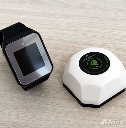 Беспроводная система/кнопка вызова официанта часы