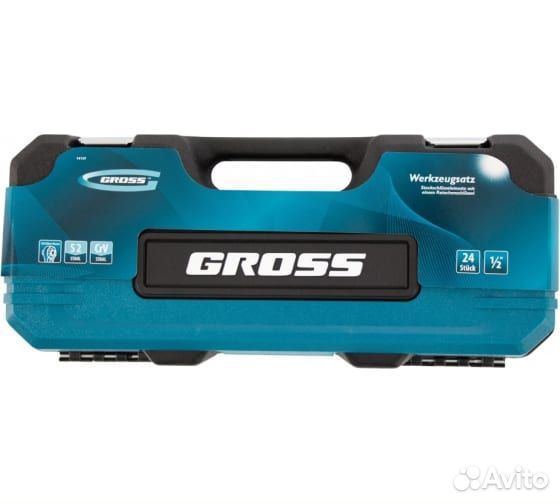 Набор инструментов gross 24 пр, 120зубьев, CrV, 1