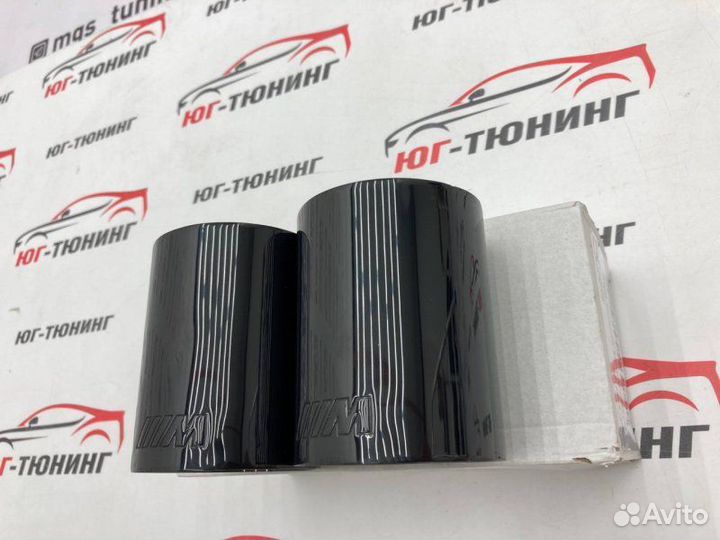 Насадки на выхлоп BMW M-Performance темный хром 79