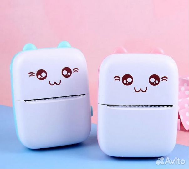 Мини термо принтер для чеков фоторафий Bluetooth