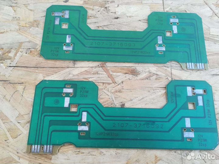 Платы задних фонарей ваз 2107