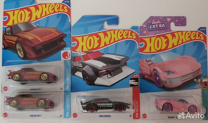 Hot wheels Mercedes Mazda Datsun Bugatti Honda
