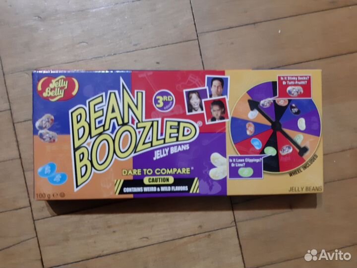Упаковка от конфет bean boozled jelly beans + игра