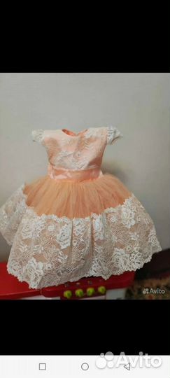 Платье для девочки 86