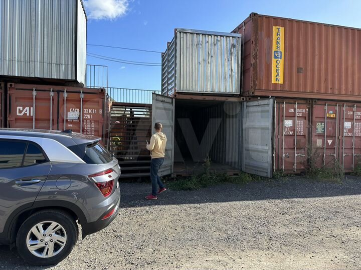 Морской контейнер 20 футов под склад, 14 м²