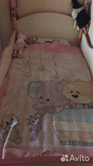 Детская кровать от 3 лет с бортиками