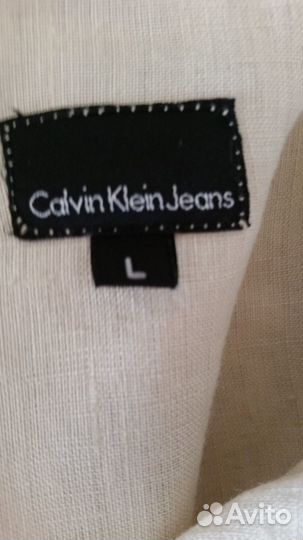 Рубашка женская Calvin Klein лен (Оригинал)