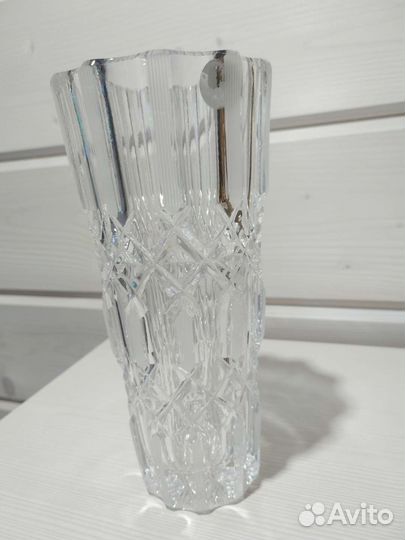 Большая хрустальная ваза новая