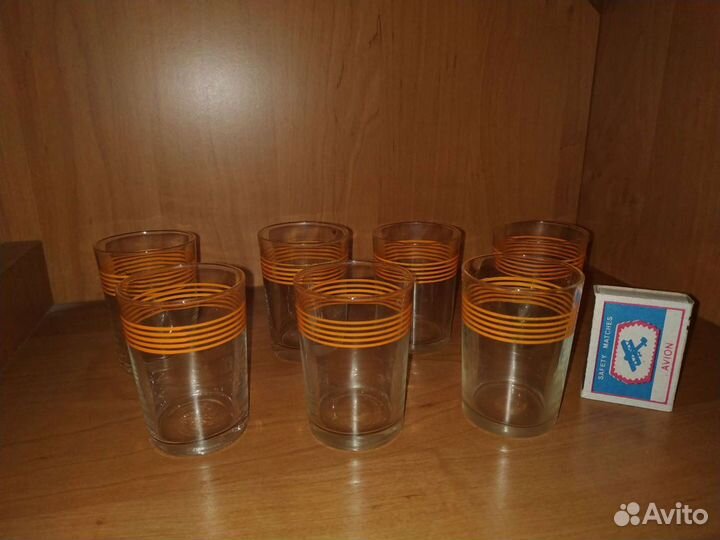 Бокалы, фужеры, стопки б/у, СССР