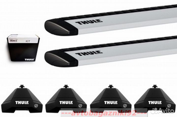 Багажник Thule Evo WingBar на гладкую крышу