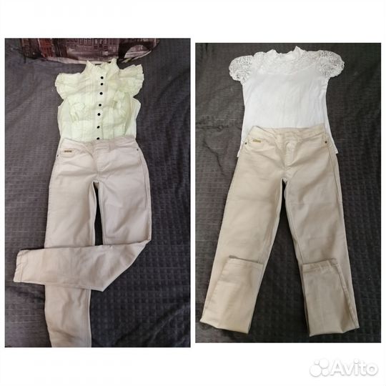 Фирменные вещи пакетом, р 140-152