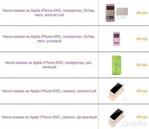 Чехлы для iPhone 6/6S, 3-ий чехол допом