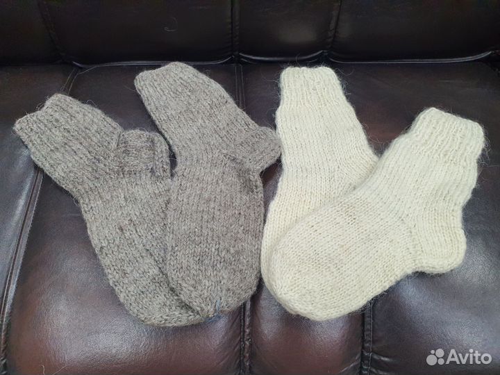 Носки шерстяные (овечья шерсть)