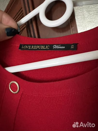 Платье красное love republic