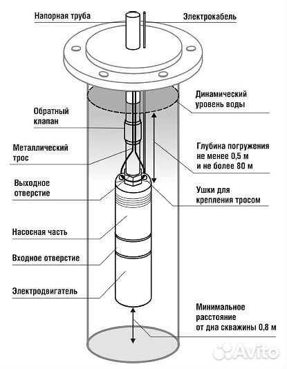 Скважинный насос Belamos TF-60