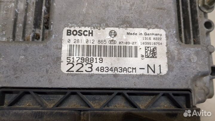 Блок управления двигателем Fiat Doblo