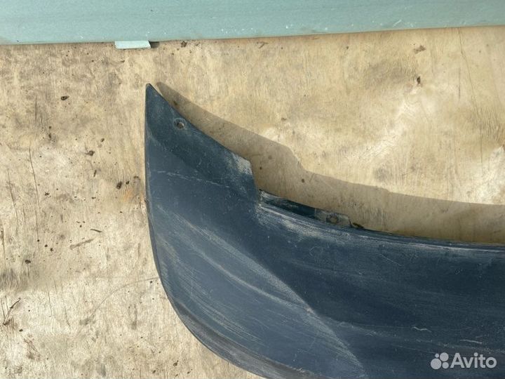 Юбка бампера задняя Skoda Rapid 2012