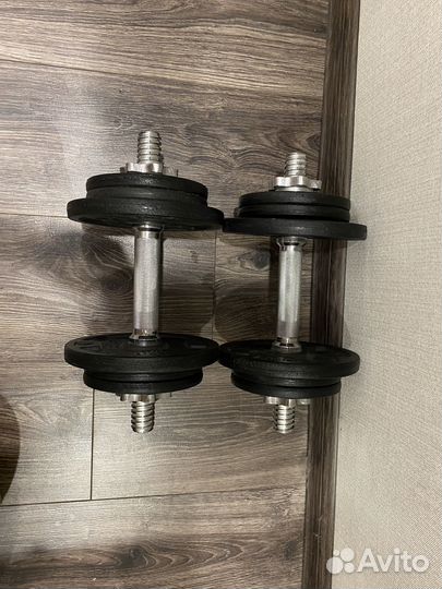 Гантели разборные в кейсе