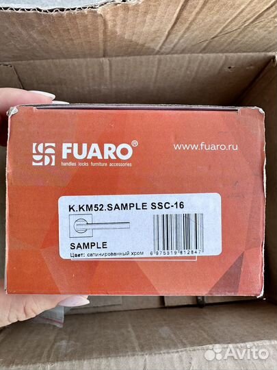 Ручка дверная fuaro K.KM52.sample SSC-16