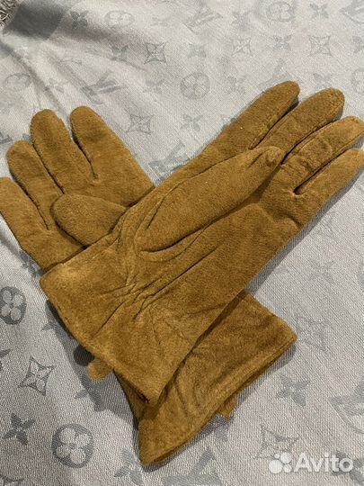 Перчатки женские замша