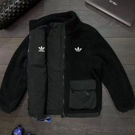 Куртка adidas барашка двухсторонняя