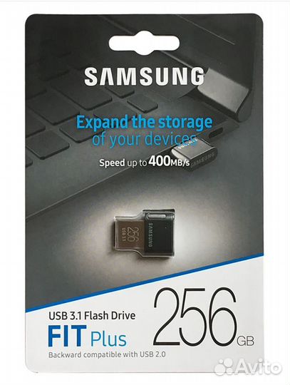 Флешка 256GB Samsung Bar Plus 400мв/s