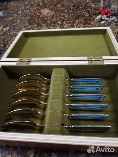 Серебряные ложки СССР 875 проба со звездой