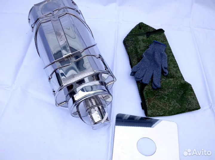 Печь походная Кабанчик на 15 литров с решетками