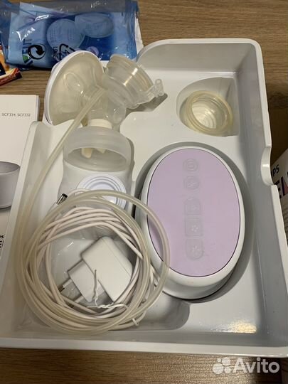 Молокоотсос avent электрический