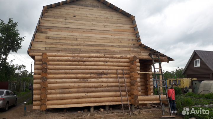 Изготовление срубов для домов и бань