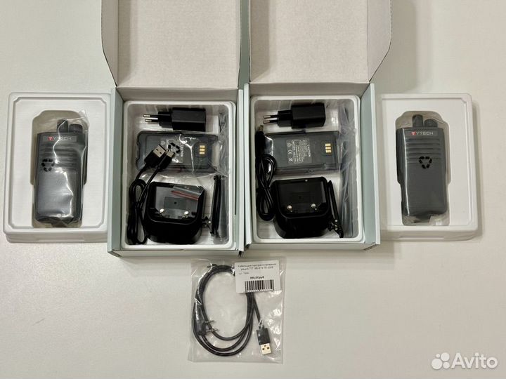 Комплект 2 рации tytech td 5508 и кабель USB