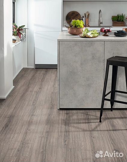 Ламинат Egger Дуб Шерман серый EPL185